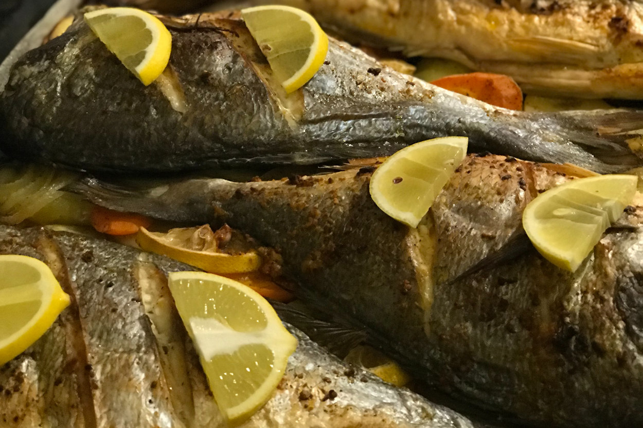 Baked Sea Bream with Sauce Recipe