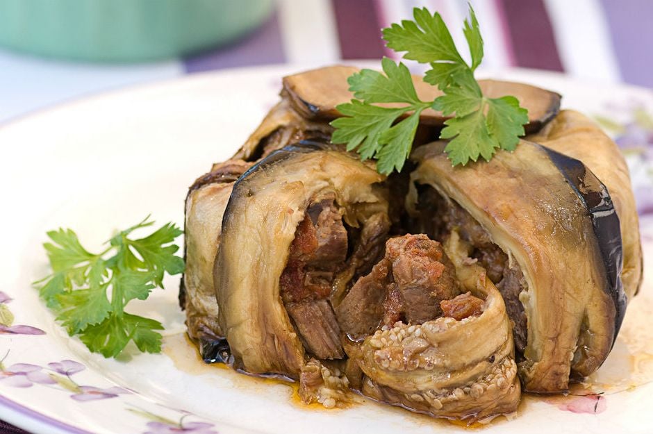 Eggplant Bundle with Meat Recipe