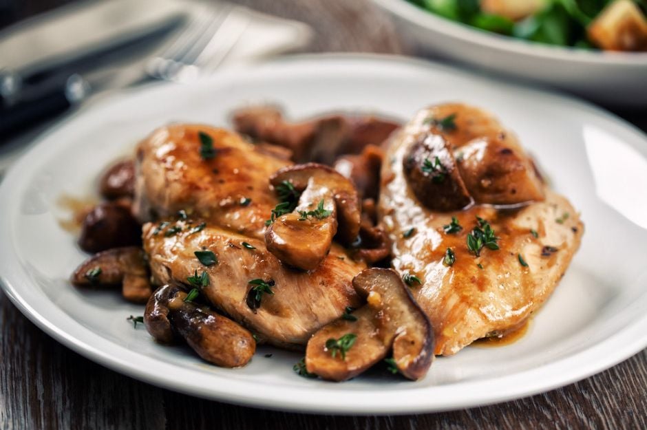  Grilled Chicken with Mushrooms Recipe