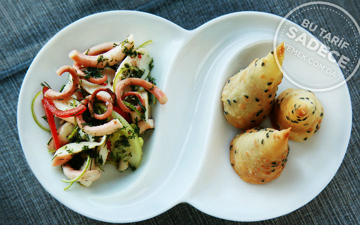 Octopus Salad and Tarhana Paste Recipe